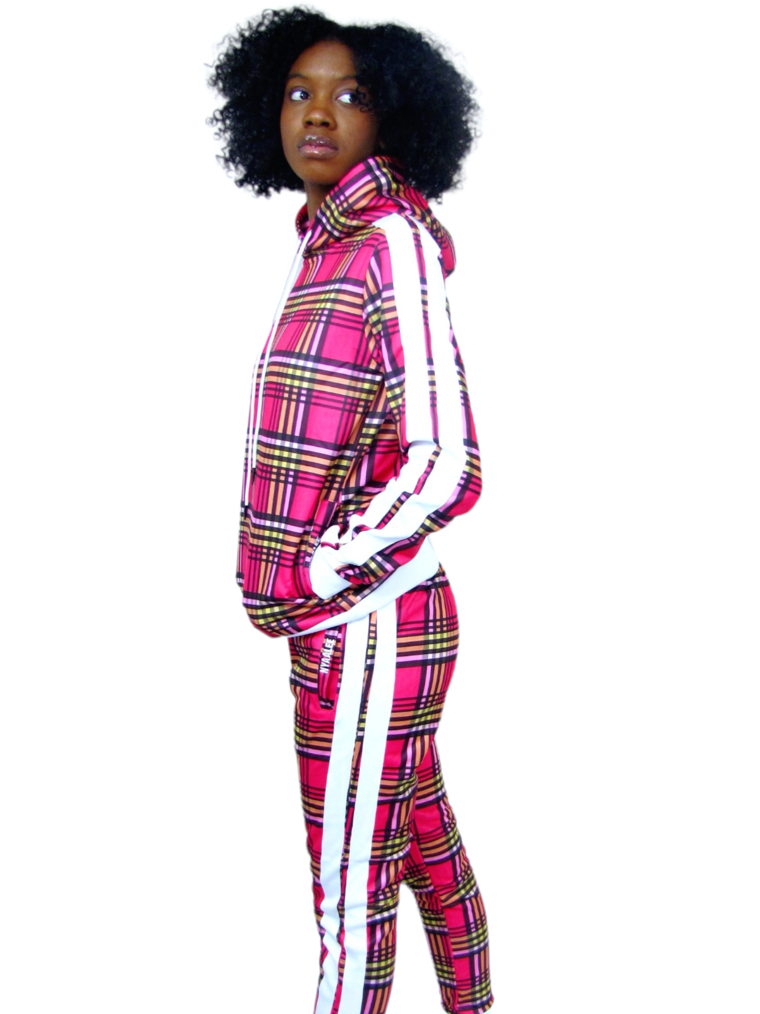 Striped tracksuit womens hotsell